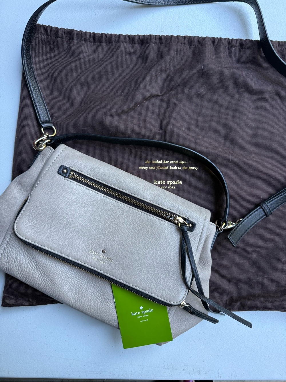 Kate Spade Cobble Hill Toddy Leather Crossbody Bag